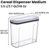 FreshKeeper Cereal Containers Storage Set, Airtight Food Storage Container with