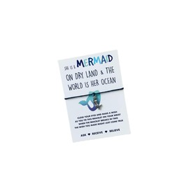Mermaid gift | Mermaid wish string bracelet | Mermaid bracelet