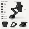 Car Phone Mount for Navigation – Adjustable Height Suction Cup