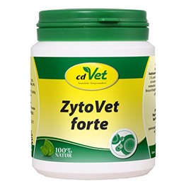cdVet Naturprodukte ZytoVet forte 150 g - Dog, Cat - Supplementary Feed - Support of the Immune System - Autoimmune Diseases - Cell Metabolism Problems - Healthy Cells - Health -