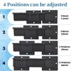 9-Inch Heavy Duty Flip Gate Latch with 4 Padlock Holes