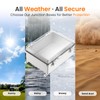 QILIPSU Outdoor WiFi Enclosure, 14.6"x10.6"x5.9" Waterproof Electrical Junction Box IP67