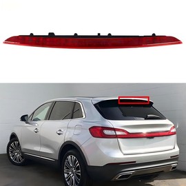 New 3rd Brake Lamp Compatible for 2016 2017 2018 Lincoln MKX LED Stop Light High Mount Third Brake Light With Bulbs and Harness FA1Z-13A613-AB FA1Z13A613AB