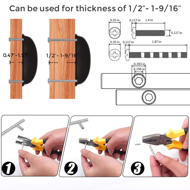 Ravinte 15 Pack 3 inch Drawer Pulls Brushed Nickel Cabinet