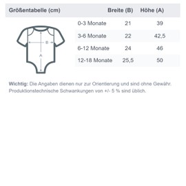 Mr. & Mrs. Panda Organic Cow Cotton Baby Bodysuit, gray, 12 - 18 months