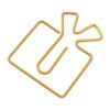 100PCS Funny Cute Paperclips Decorative Metal Small Journaling Paper Clamps