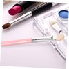 BIUDECO Portable Eye Shadow Brush with Slim Handle Non-irritating Material