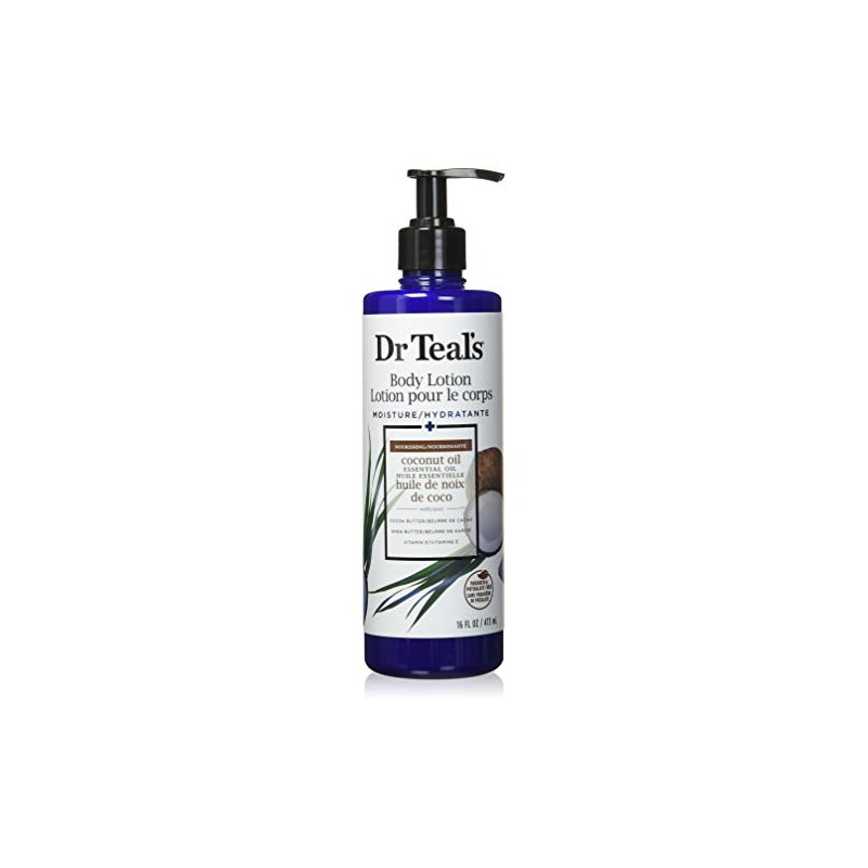 Dr Teal's Body Lotion Moisture plus Nourishing Coconut Oil, 16