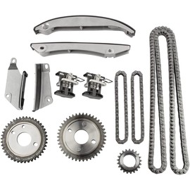 YMAUGP 9-0397SA Engine Timing Chain Kit Sets Replaces for Chrysler 300 Concorde for Dodge Charger Intrepid Magnum Stratus V6 2.7L DOHC TK140B 90397SA