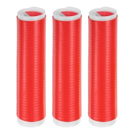 uxcell 3 Pcs Silicone Pan Handle Sleeve, Heat Resistant Potholder Pot Holders Cover Sleeve for Cast Iron Frying Pan Handle Holder Spatulas, Red (M)