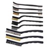9pcs Wire Brush Set, Rust Paint Metal Cleaner, Cleaning Welding