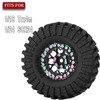 RCYouHott RC 1.3 Beadlock Wheel Tires Set (4PCS) for 1/24