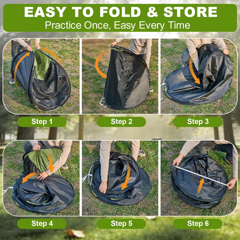 Pop-Up Mosquito Net Tent for Camping, Instant 1 Person Bug