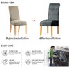 LANSHENG Stretchy Chair Covers for Dining Room Chairs, Stretch Spandex