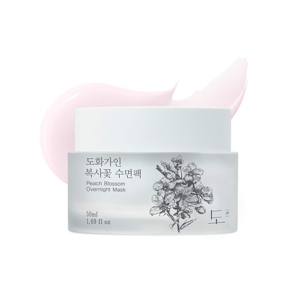 House of Dohwa, Peach Blossom Overnight Mask l Vitamin C, Rejuvenating, Hydrating l Product of Korea - 1.69 fl. Oz