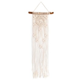 Solid Oak Small Format Macrame Kit-Lacy Squares