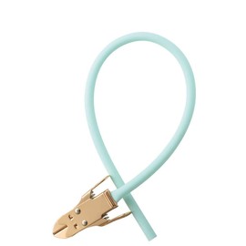 Nursery 9000042A Tourniquet, Latex-Free, With Metal Clip, Quick Release Pin, Easy to Put On and Take Off, Hemostatic Band, Champagne Gold Clip, Mint