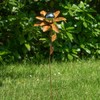 Cim Grate Garden Stake - Patina Flowers
