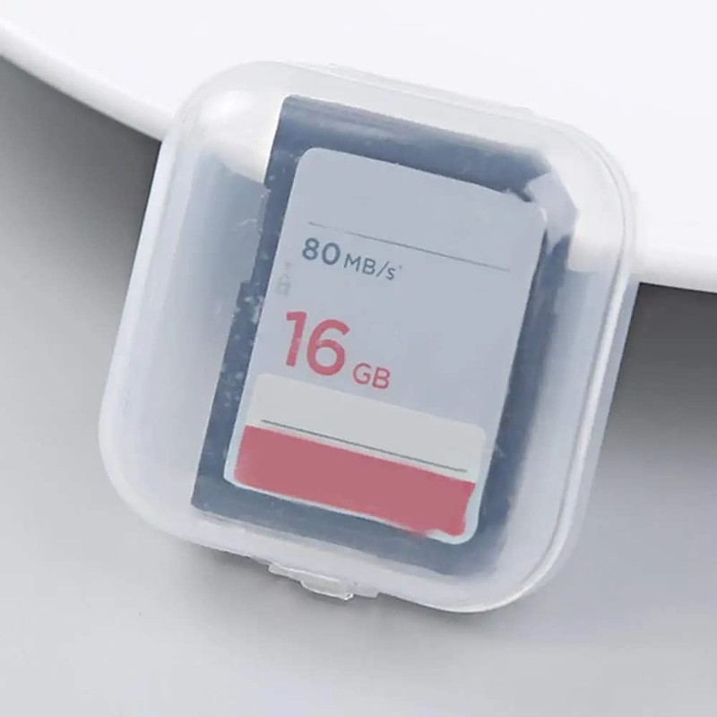 GBSTORE 10 Pcs Mini Clear Plastic Box 1.8 mm Thicken