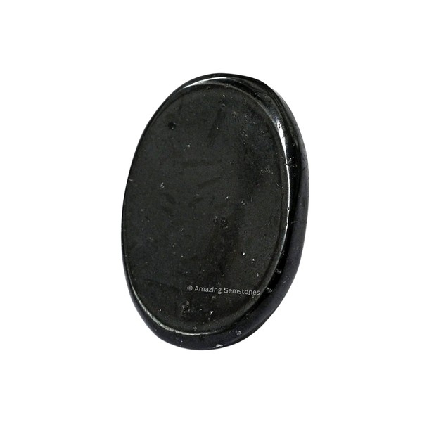 Amazing Gemstone Black Tourmaline Worry Stone Crystals and Healing Stones