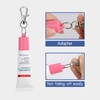 Keychain Cap Compatible with Aquaphor 0.35 oz Lip Balm, Portable