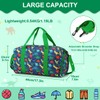 Dinosaur Duffel Bag,RAVUO Water Resistant Kids Overnight Sports Bag Weekender