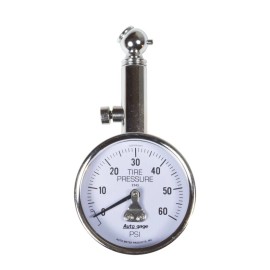 AutoMeter Fits 2343 60 PSI Peak/Hold Mechanical Tire Pressure Gauge
