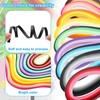 PATIKIL 390 x 7mm Rainbow Quilling Strips Paper,100 Pcs Origami