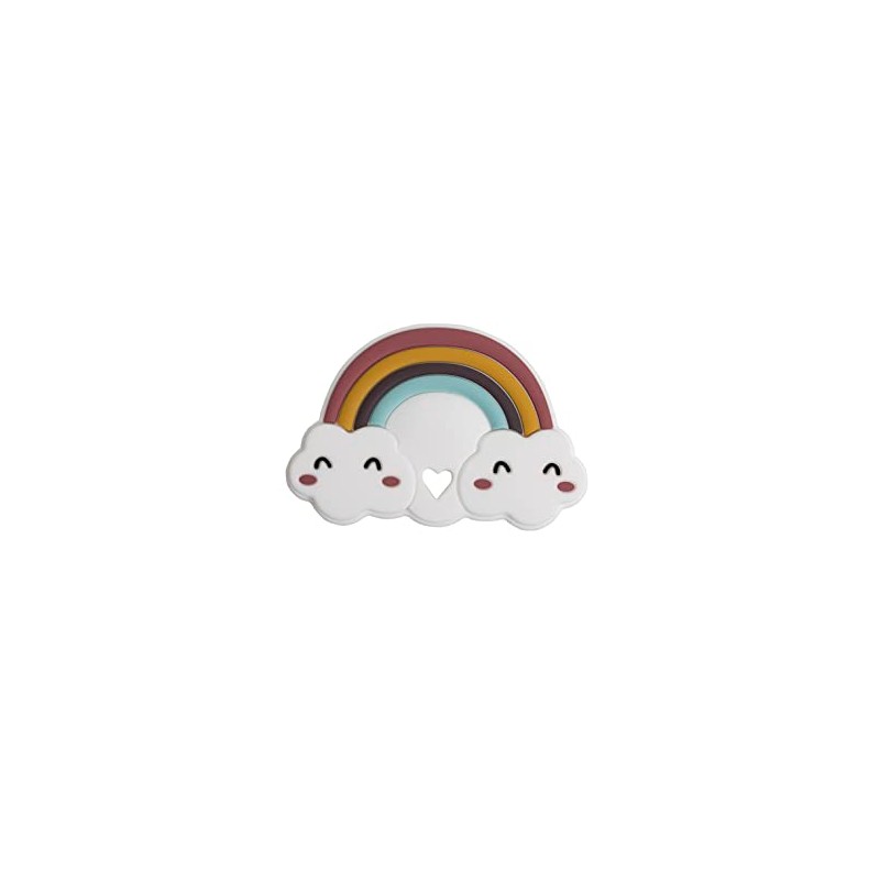 Reece Studio Rainbow Teether, Baby Travel Accessories, BPA Free Silicone