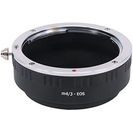 NinoLite EOS-M4/3 Adapter, EOS/EF Lens to Micro Four Thirds Camera Body, Black