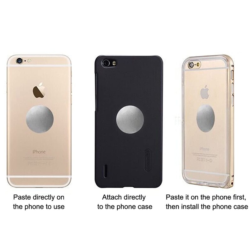 ANRACHEL Universal Metal Plate with Adhesive for Magnetic Car Phone