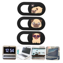 Gatuida Privacy Cover 3 Pack Anti-Hacking Webcam Cover Slide for Laptop Cove Pattern