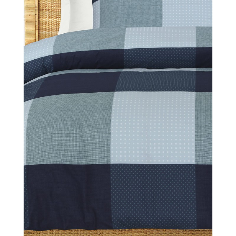 Amsons Quilt Cover Set – Blue Doona Cover - King
