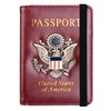TOURSUIT RFID Blocking Passport Holder for Women Men, Leather Passport