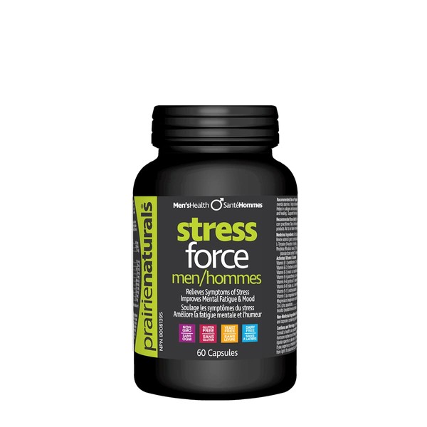 Prairie Naturals Stress-Force Improves Mental Fatigue & Mood Capsule, 60