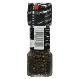 McCormick Black Peppercorn Grinder, 1.24 oz - One 1.24 Ounce Glass Bottle of Black Peppercorns, Best for Tabletop Use