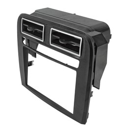 tomzz Audio 2414-046 Double DIN Radio Faceplate Compatible with Fiat Grande Punto 199 2005-2009 Black