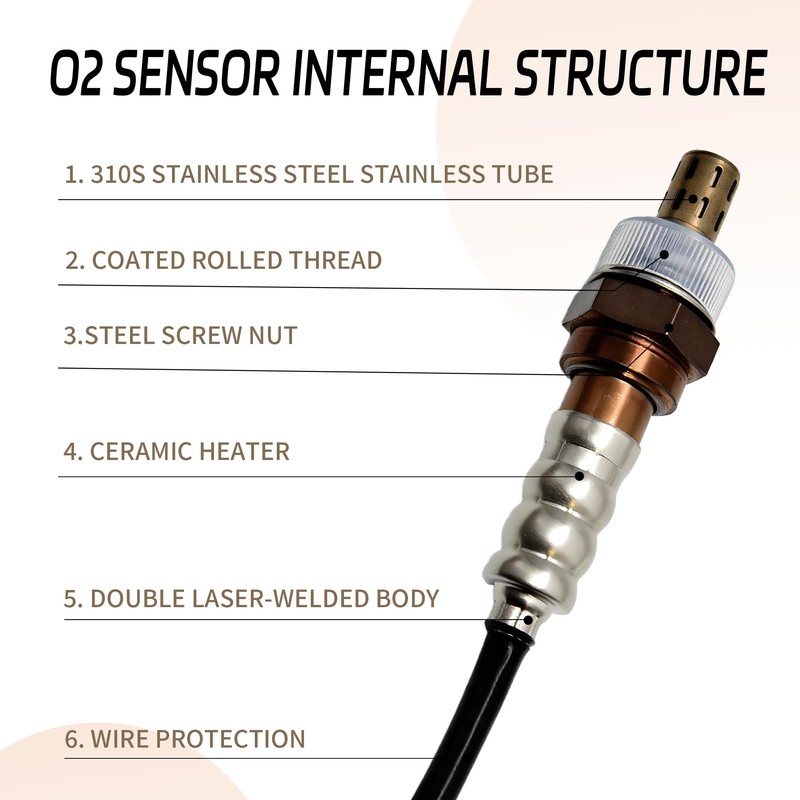 Automost 2Pcs Oxygen Sensor Upstream & Downstream 234-4011 234-4098 Compatible