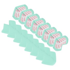 MECCANIXITY 16 Pack Soft Corner Protector, Rubber Foam Furniture Proofing Corner Guards Edge for Fireplace Table Stair, Light Green