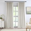 Vision Home Velvet Pinch Pleated Blackout Curtains 80% Room Darkening