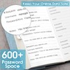 WEMATE Password Book with Lock, Password Book with Alphabetic Tabs,