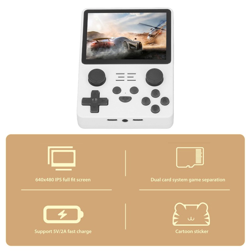 RGB20S Handheld Game Console Various Games 3.5in Screen High Resolution