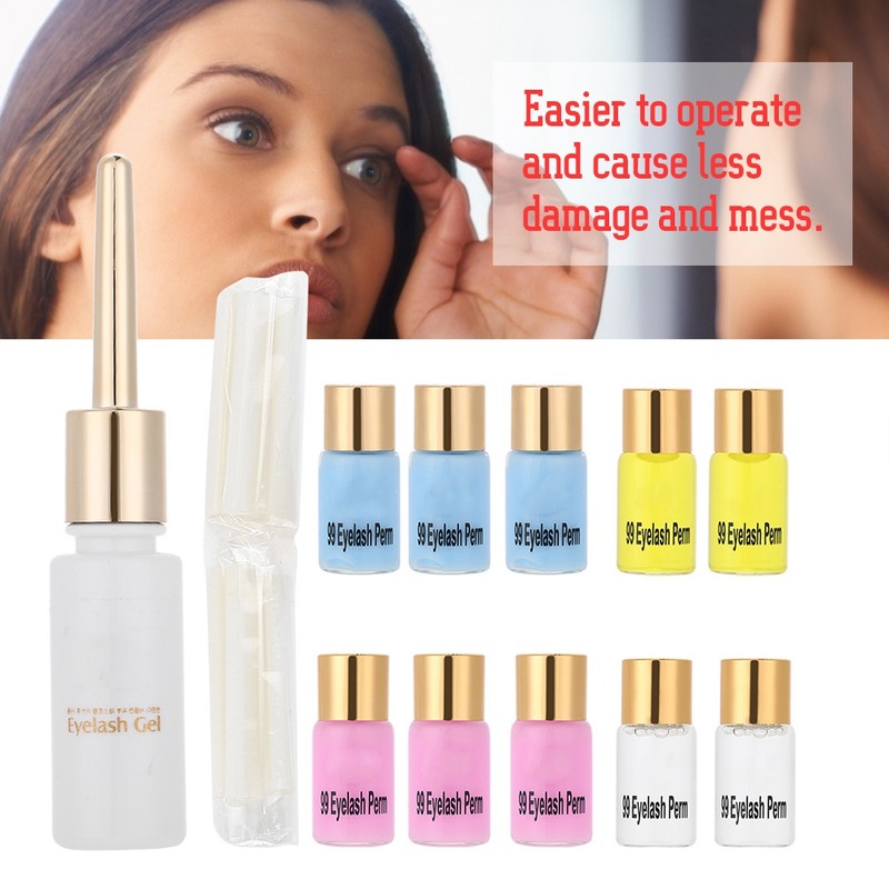 Natural Curling Eyelashes Perm Kit Eye Lashes Curling Makeup Tools