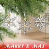 West style 2024 Christmas Tree Ornaments Set 3 Pieces –Metallic