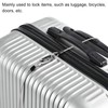 TOP-VIGOR 1Pcs Security Steel Cable, 2.5mm x 2m / 6.56ft