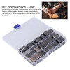 52Pcs Hollow Punch Cutter Set High Speed Steel Practical Leather