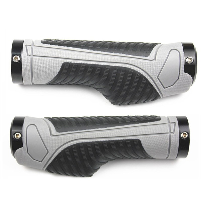 JPFASHIONING Ergonomic Lockable Bicycle Handlebar Grips Widen Holding Surface Double
