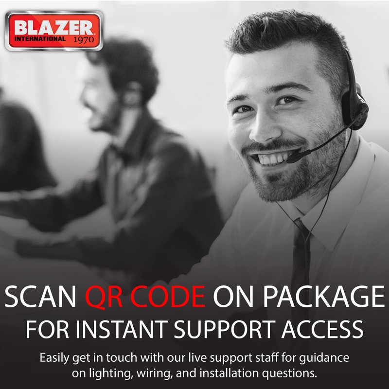 Blazer International 195C123 5-7/8" Round Par36 12V Work Light with