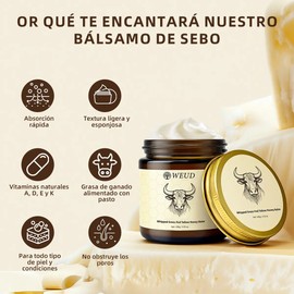 Weud Crema Sebo Res Cara Bovino Manteca Vaca Tallow Bálsamo