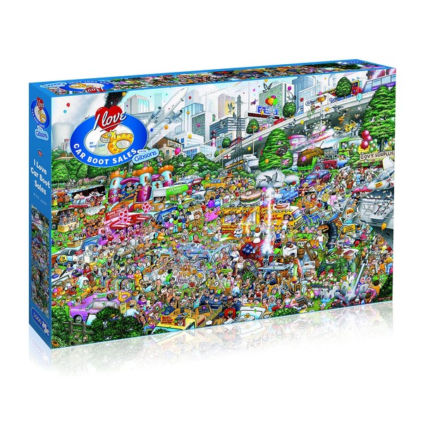 Gibsons I Love Car Boot Sales Jigsaw Puzzle (1000 Piece) Puzzle